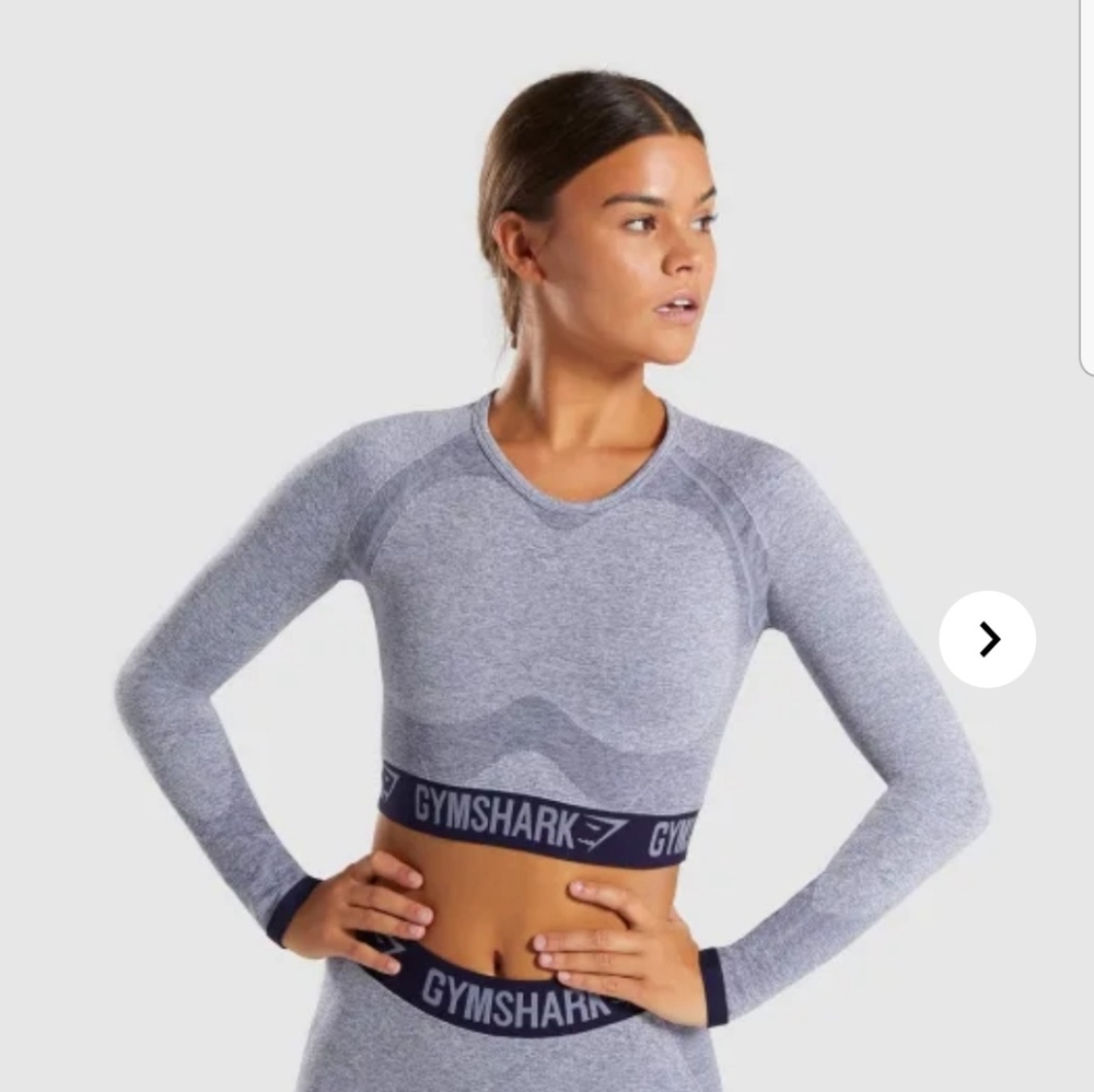 FLEX LONG SLEEVE CROP TOP